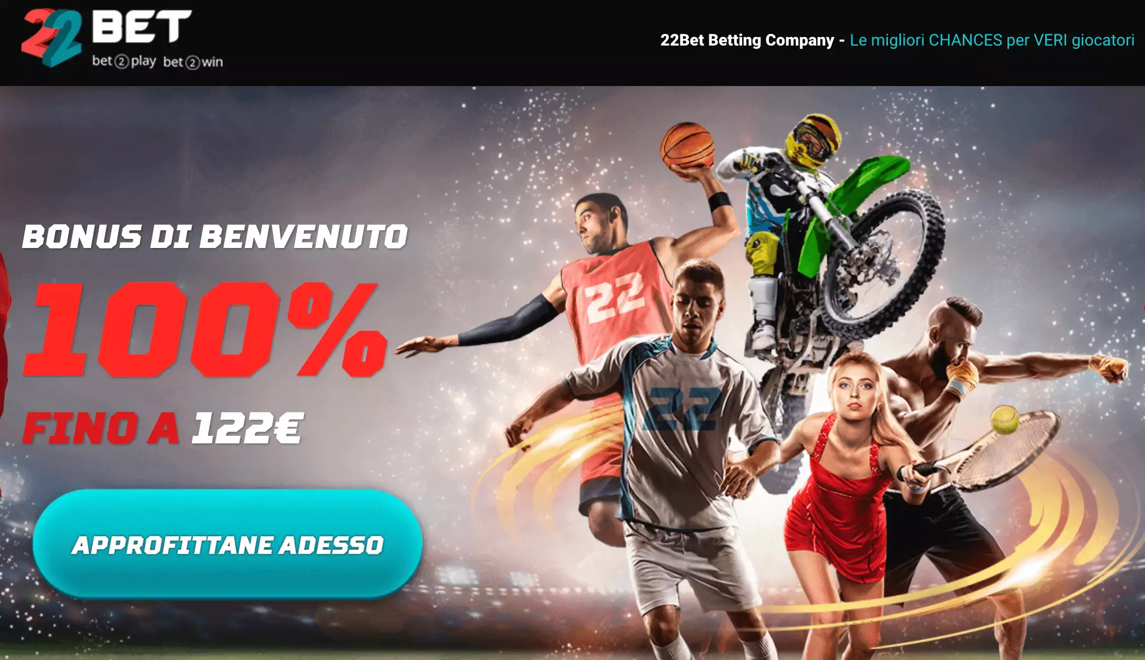 22bet bónus