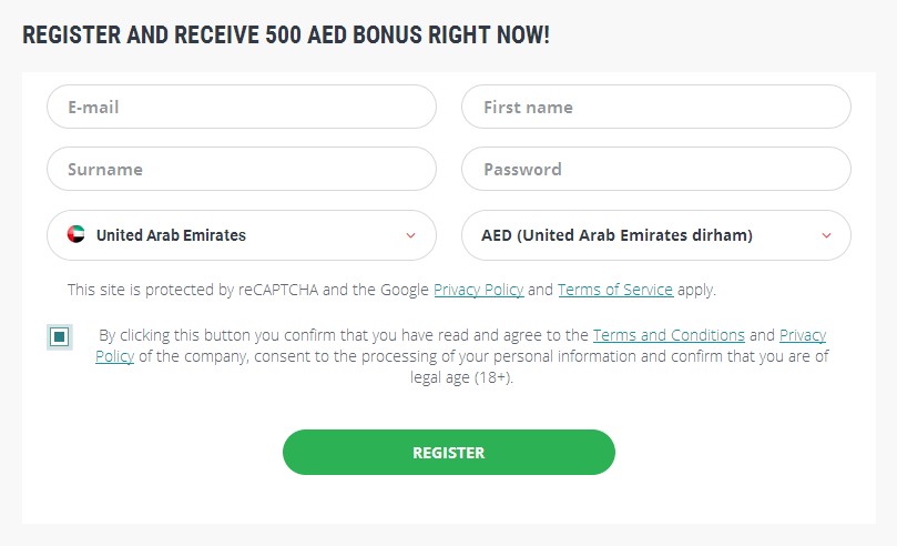 تسجيل 22bet ae