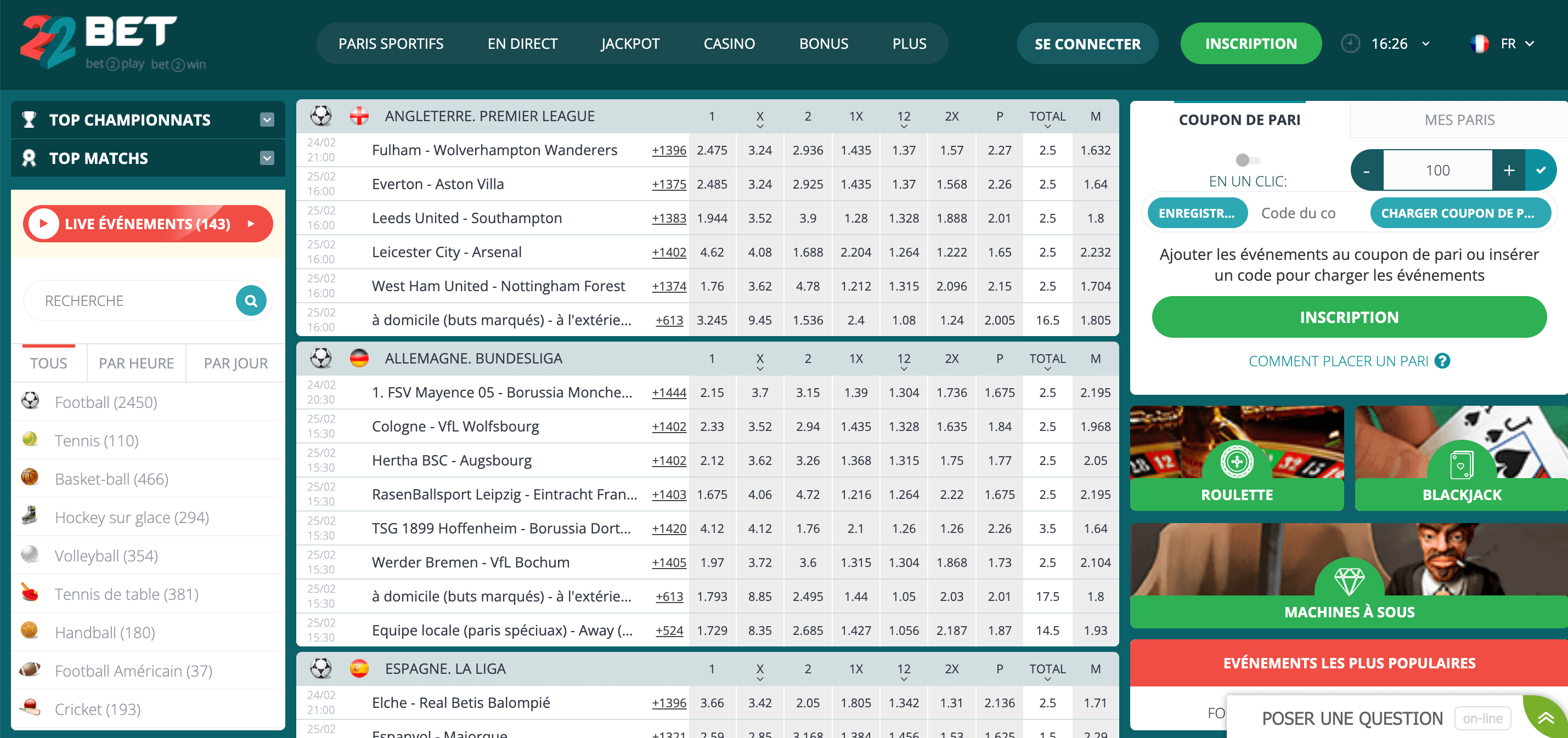 Paris 22Bet