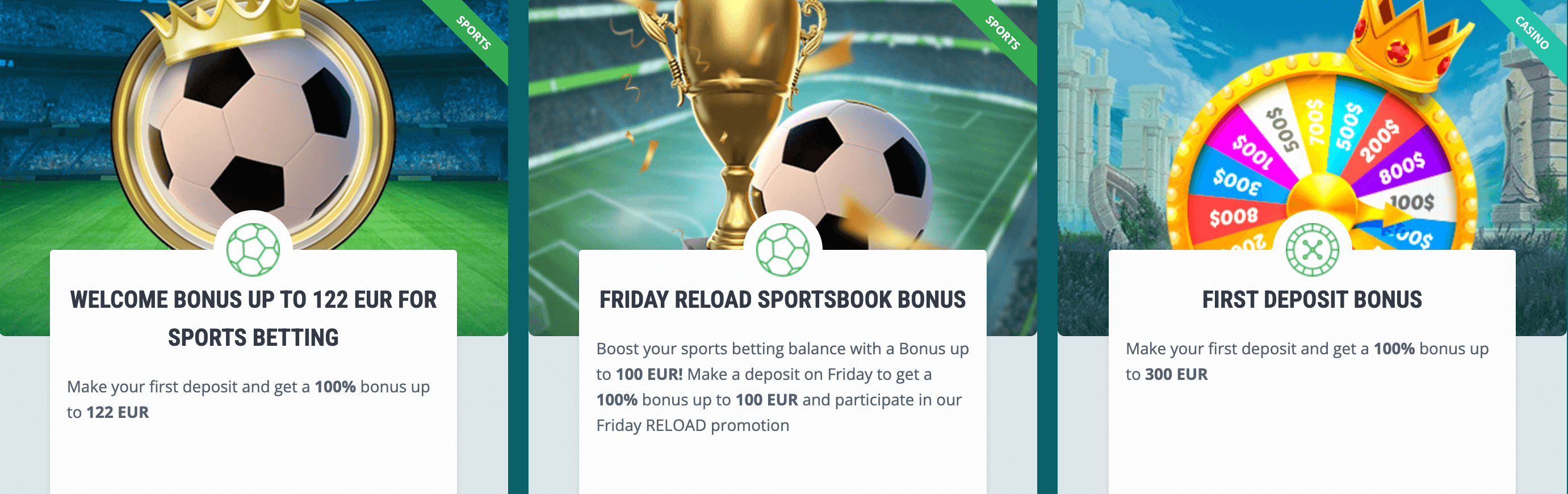 22Bet Welcome Bonus
