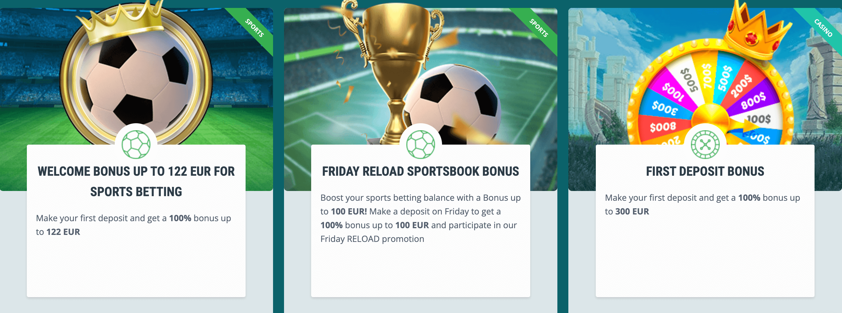 22Bet Welcome Bonus