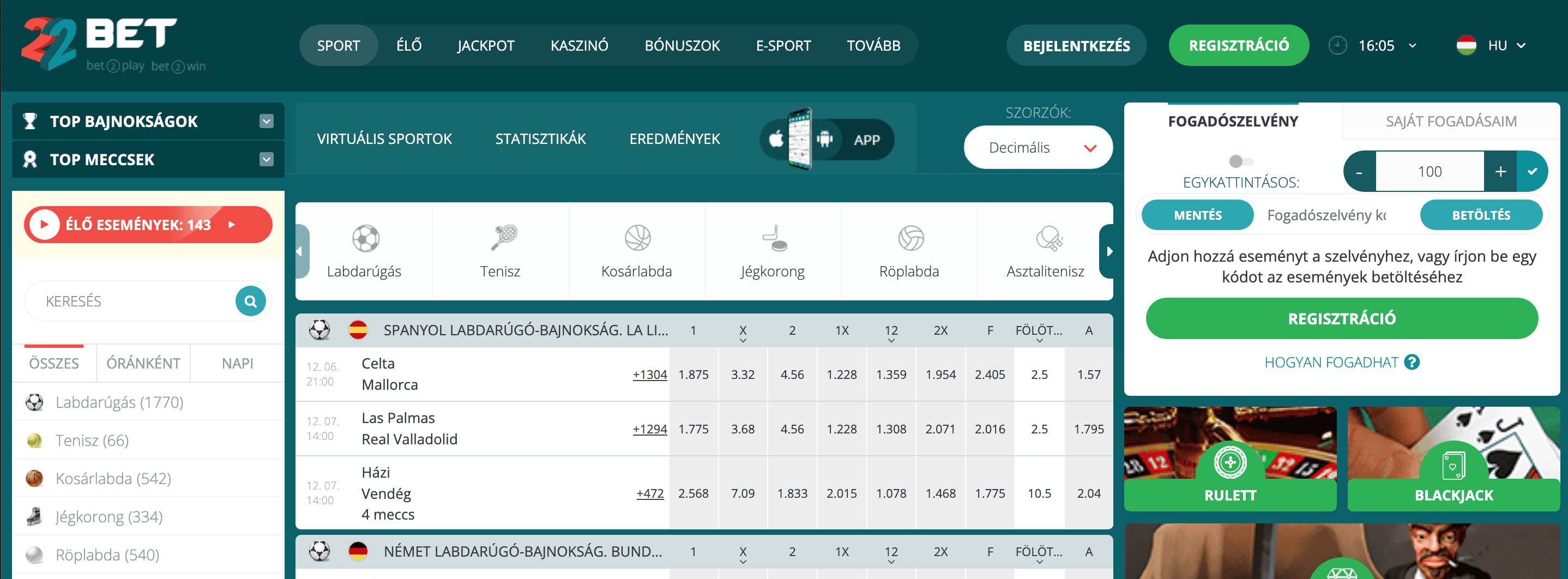22Bet Főoldal